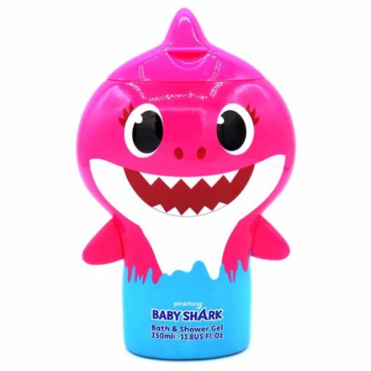 Baby Shark 3D Tusfürdő és Sampon Pink 350ml