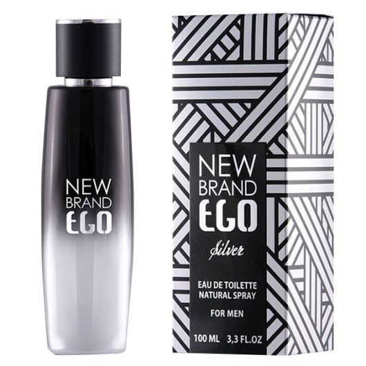 New Brand Ego Silver Eau de Toilette 100ml Férfi Parfüm
