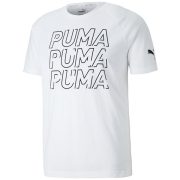   Puma Modern Sports Logo Tee Fehér Férfi Póló Méret-M (581489_02_M)