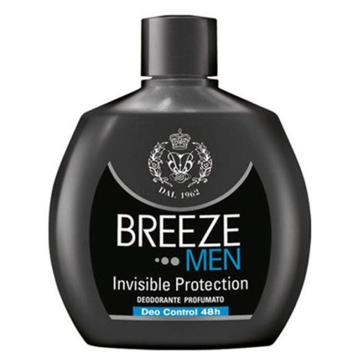 Breeze Men Invisible Protection Aluminium Mentes Parfüm Deo Squeeze 100ml