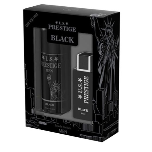 U.S. Prestige Black Parfüm Díszdoboz Férfiaknak 