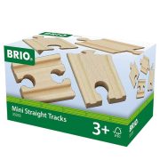   Brio Mini Straight Tracks 4 db kicsi egyenes sín (Brio 33333)