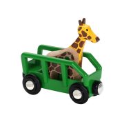   Brio Giraffe and Wagon Szafari Vonat vagon állatokkal (Brio 33724)