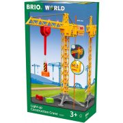 Brio Építkezés Daru Világítással (Brio 33835)