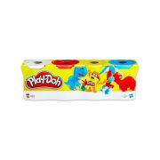   Play-Doh Klasszikus Gyurma Készlet 4 Féle Szín (Fehér, Sárga, Kék, Piros)
